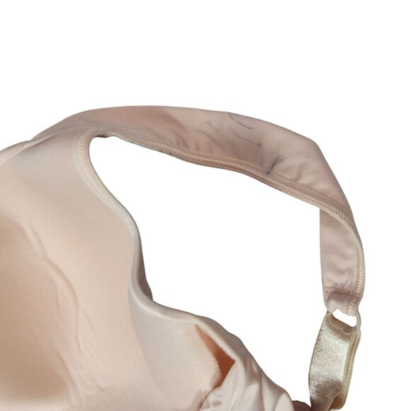 Bali Wide Strap Bra Tan 42DD Seamless Adj Full Coverage Underwire 3710 READ - Picture 12 of 13